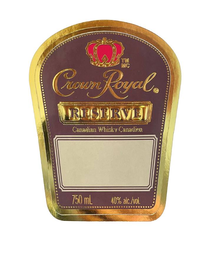 750ml Crown Royal Reserve Label