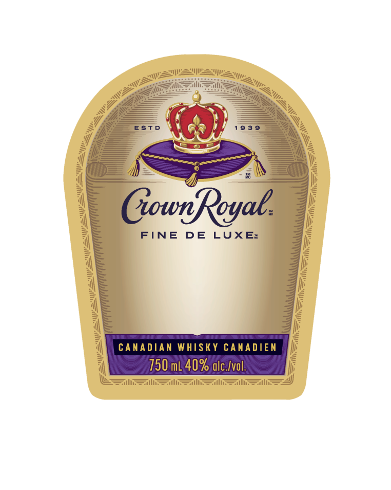 750ml Crown Royal Fine De Luxe Label