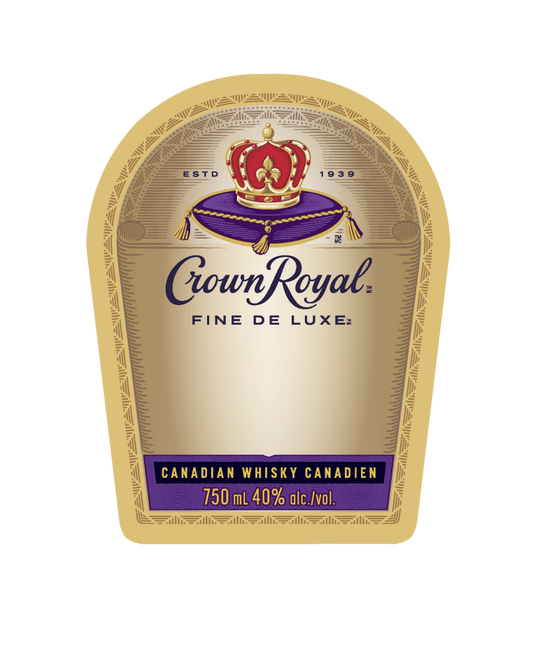 750ml Crown Royal Fine De Luxe Label