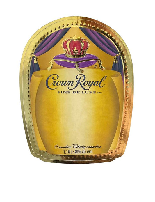 1.14l Crown Royal Fine De Luxe Label