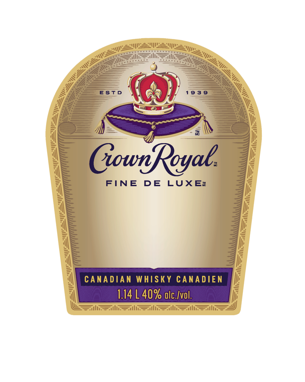 1.14l Crown Royal Fine De Luxe Label – Crown Royal Canada E-Comm